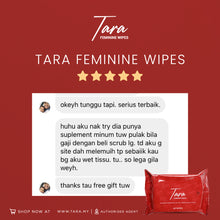 Load image into Gallery viewer, Tara Feminine Wipes (20 Wipes)
