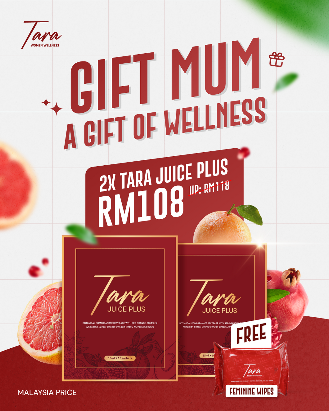 Gift Mum a Gift of Wellness : Combo 2 Tara Juice