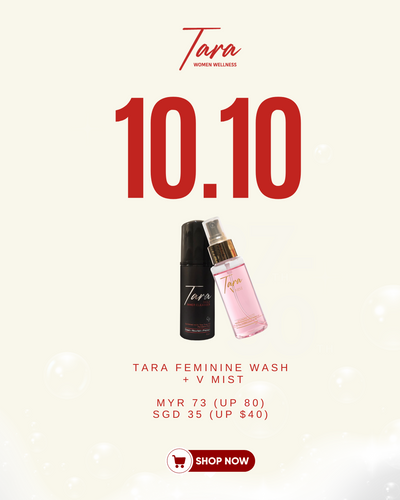 10.10 Sale! Combo Set (Tara Feminine Wash + Tara V Mist)