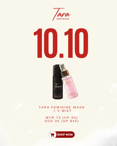 10.10 Sale! Combo Set (Tara Feminine Wash + Tara V Mist)